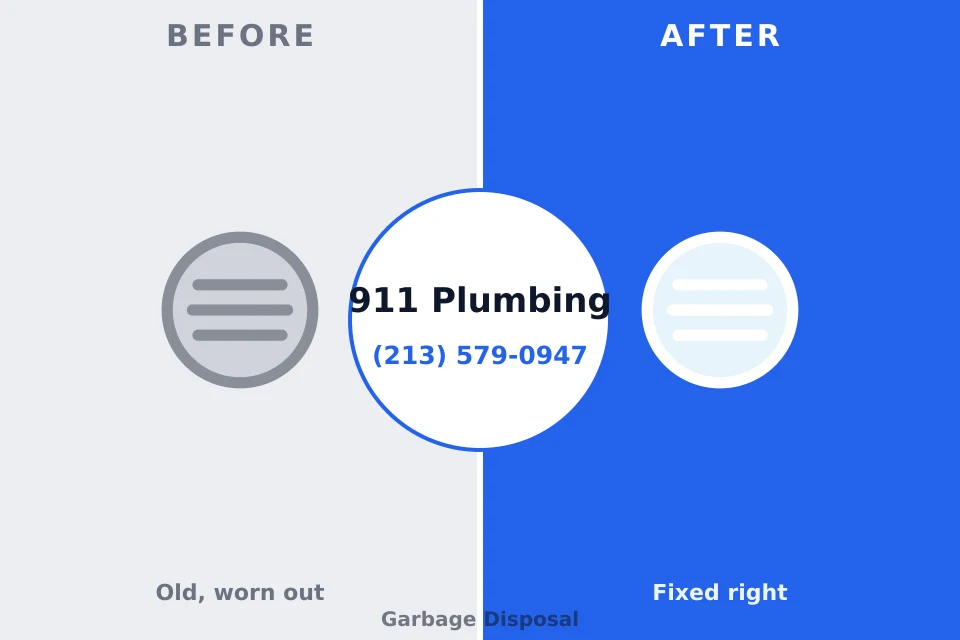 Before and after: plumbing repair Venetian Village, IL